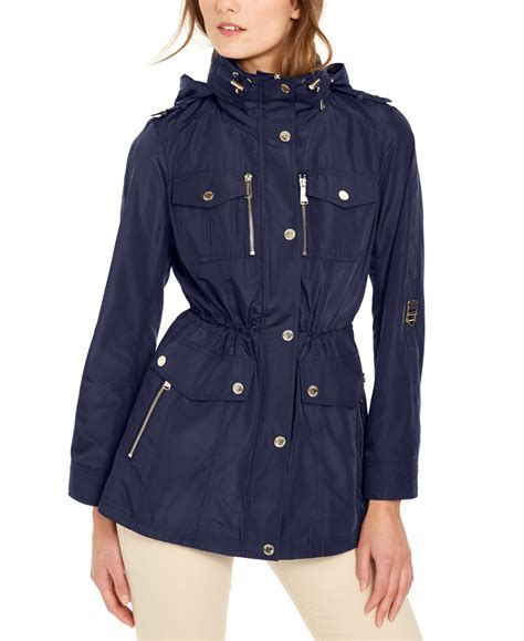 hooded anorak michael michael kors|michael kors hooded anorak coat.